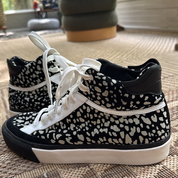 rag & bone Shoes - Rag & Bone Army High Black/White Cheetah Cow  9.5 US Women 40 Steampunk